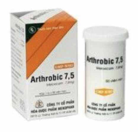 Arthrobic Meloxicam 7,5mg Mekophar (C/50v)