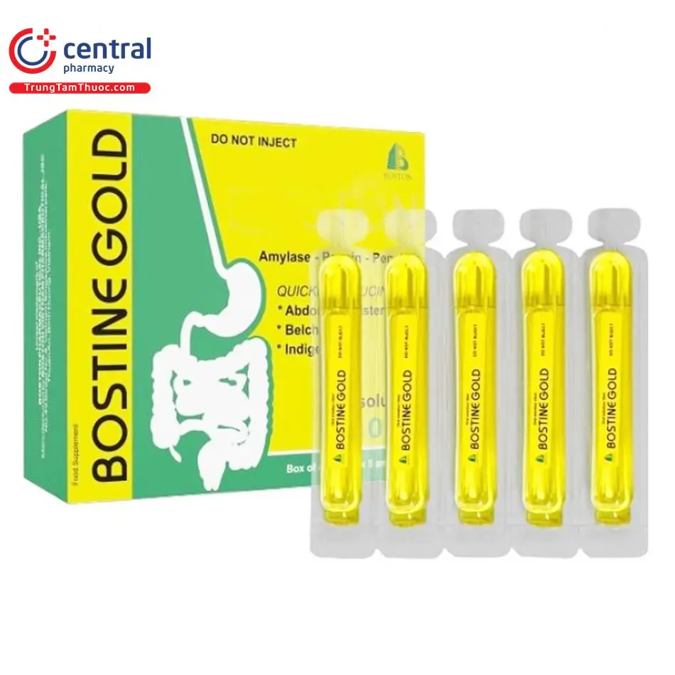 Bostine Gold bổ sung enzym tiêu hóa