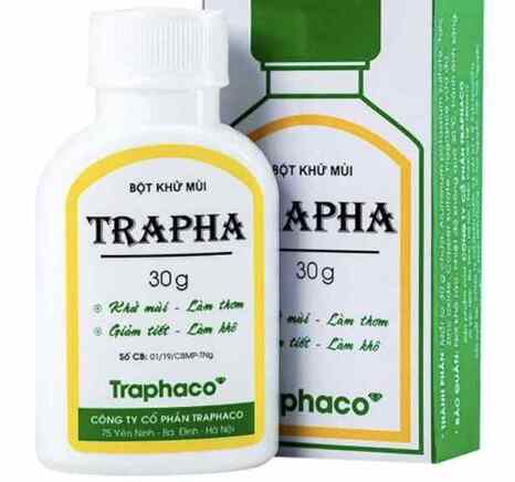 Bột Khử Mùi Trapha Traphaco (C/30Gr)
