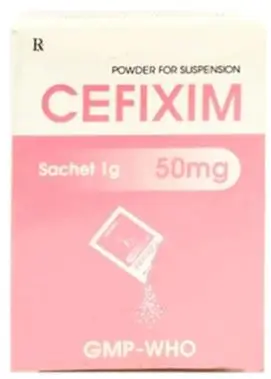 Bột pha hỗn dịch uống Cefixim 50mg Tipharco điều trị nhiễm khuẩn (20 gói)