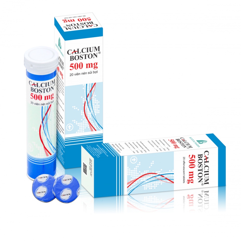 CalciumBoston giúp bổ sung canxi nhanh chóng cho cơ thể