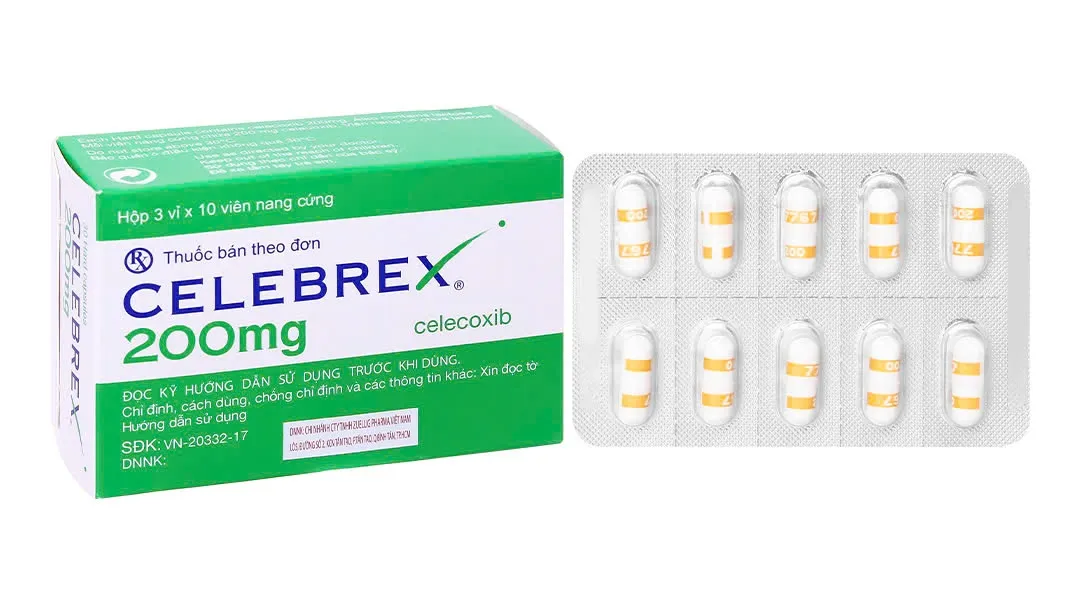 Celebrex 200mg Pfizer (H/30v) – Giải pháp giảm đau và kháng viêm hiệu quả