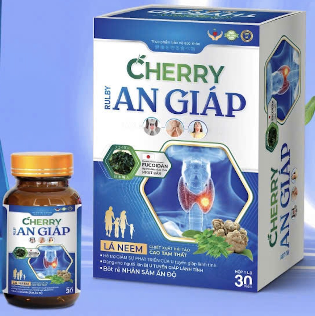 Cherry An Giáp Ruby bảo vệ sức khỏe chuyên biệt cho tuyến giáp