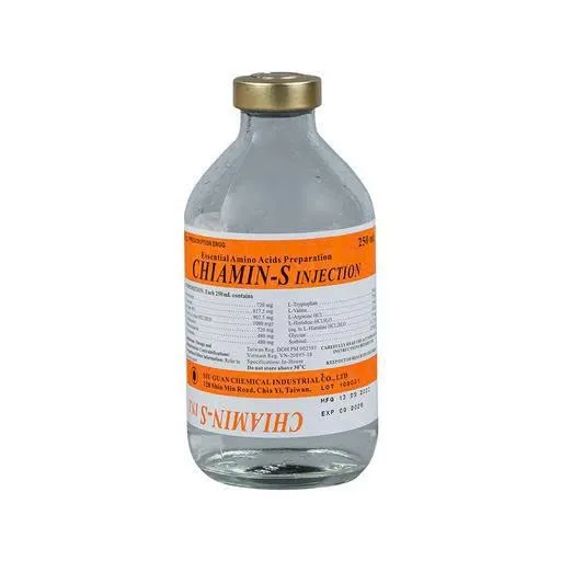 Chiamin-S truyền (C/250ml) – Bổ sung amino acid, giảm stress &amp; suy nhược cơ thể