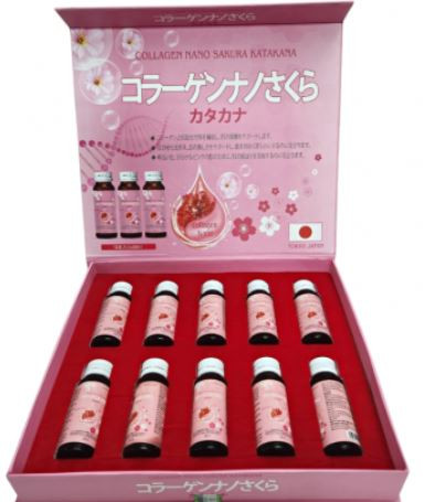 COLLAGEN NANO SAKURA KATAKANA giúp trẻ hóa làn da