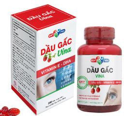 Dầu Gấc Vina Softgels - giúp tăng cường thị lực cho mắt