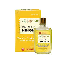 Dầu gừng Ningica giúp làm ấm cơ thể