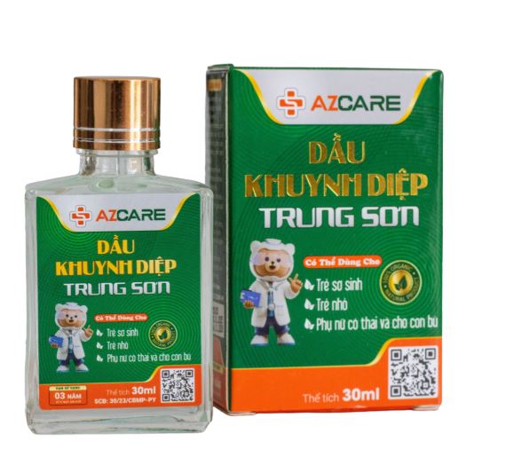Dầu khuynh diệp Trung Sơn (30ml) giúp giữ ấm cơ thể phòng ngừa cảm lạnh