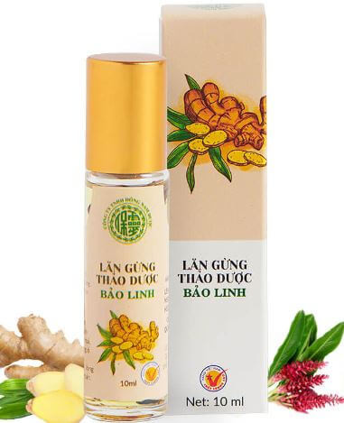 Dầu Lăn Gừng Thảo Dược Bảo Linh 10ml