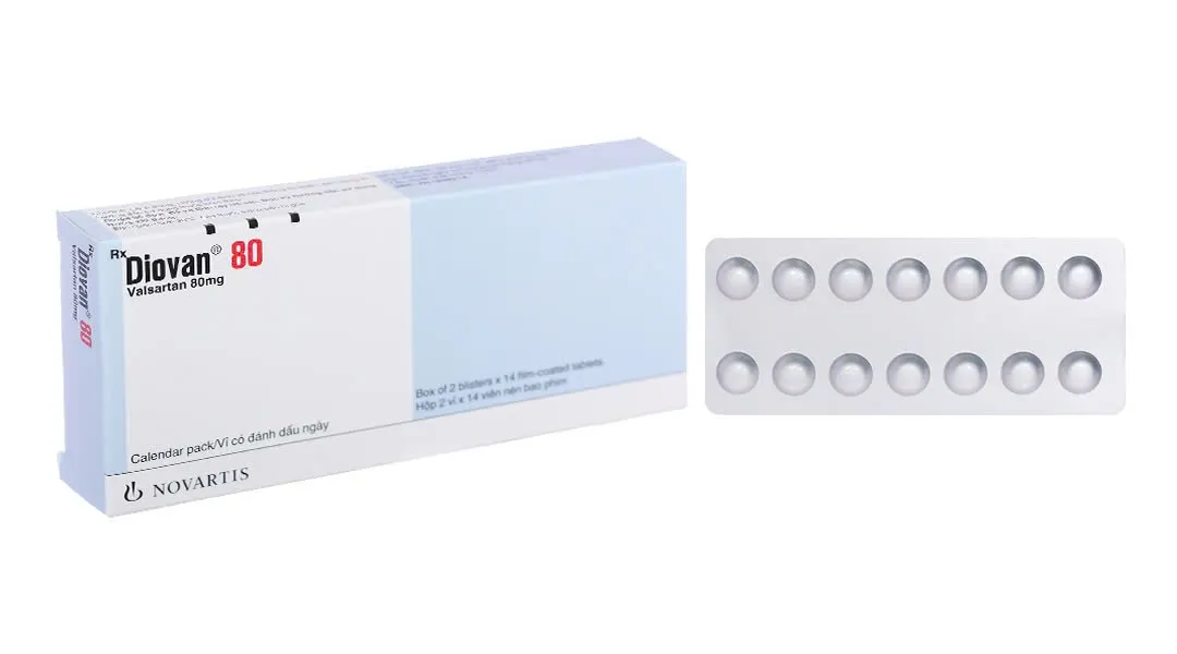 Diovan 80mg Novartis (H/28v) – Kiểm soát huyết áp hiệu quả &amp; bảo vệ tim mạch