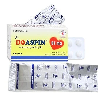 Doaspin 81mg domesco (hộp/100v)