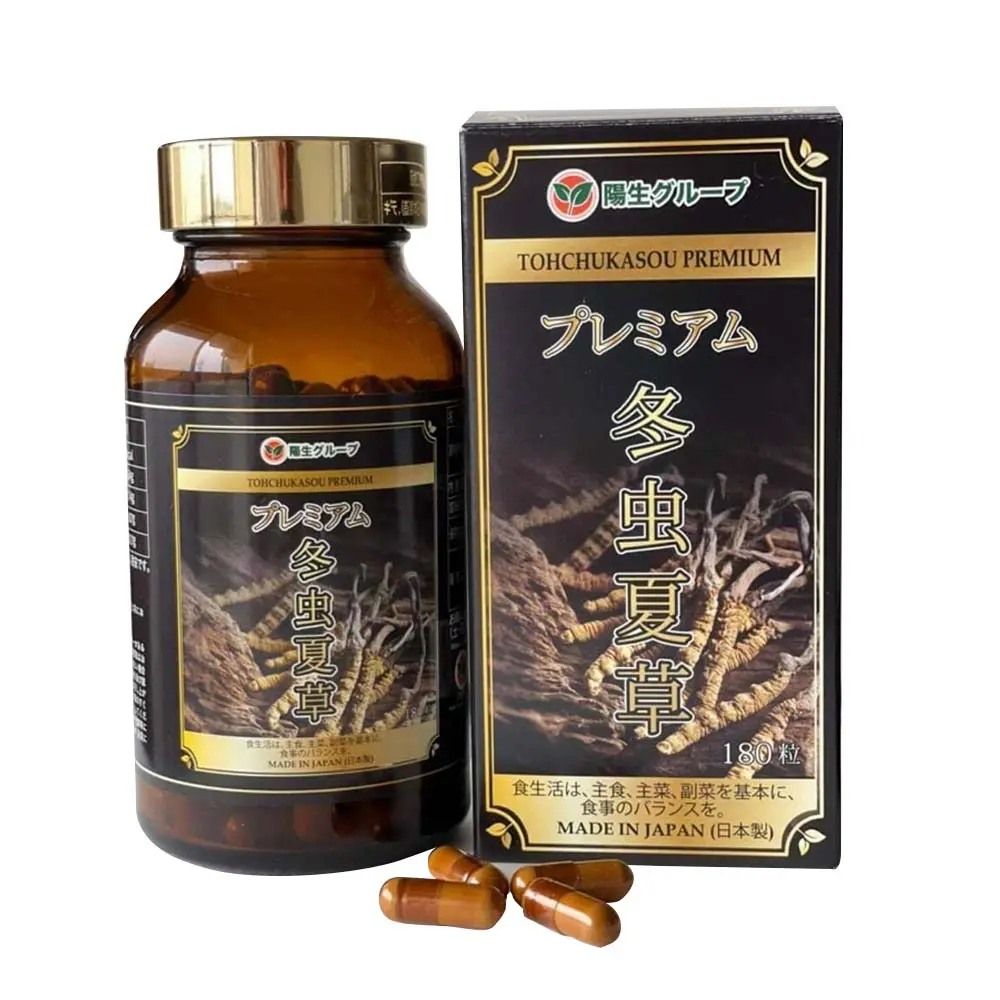Đông Trùng Hạ Thảo Tohchukasou Premium Yo Group 180 viên - Bổ sung Cordyceps cao cấp, tăng cường sức khỏe toàn diện