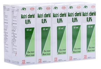 Dung dịch Natri Clorid 0,9% Pharmedic vệ sinh mắt, mũi (Lốc/10c/10ml)