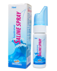 Dung dịch xịt mũi SALINE SPRAY giúp làm sạch khoang mũi