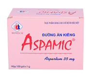 Đường ăn kiêng Aspamic Domesco dành cho người kiêng ăn chất bột, người tiểu đường, béo phì (H/100g)