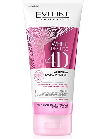 Gel rửa mặt Eveline White Prestige 4D làm trắng da 200ML