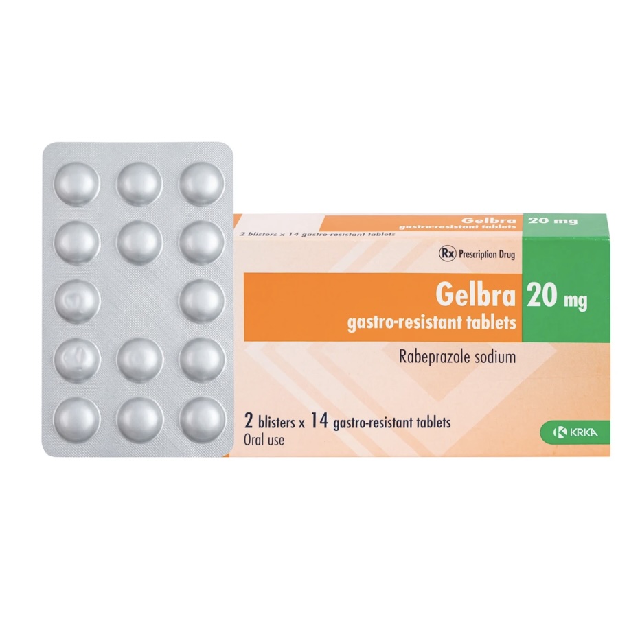 Gelbra 20mg điều trị viêm loét dạ dày