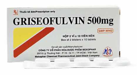 Griseofulvin 500mg Mekophar (H/20v)