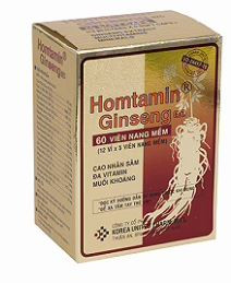 Homtamin Ginseng Korea United Pharm - giúp cung cấp vitamin và muối khoáng (H/60v)
