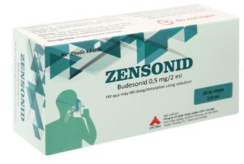 Hỗn dịch khí dung Zensonid 0.5mg/2ml trị hen suyễn (10 ống x 2ml)