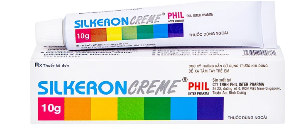 Kem bôi ngoài da Silkeron Creme Phil giảm triệu chứng viêm da (10g)