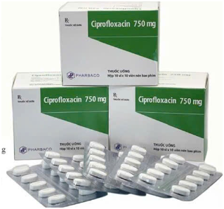 Kháng Sinh Ciprofloxacin 750mg