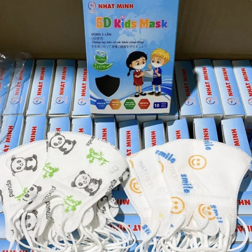 Khẩu trang trẻ em kháng khuẩn 5D Mask Kids Nhật Minh