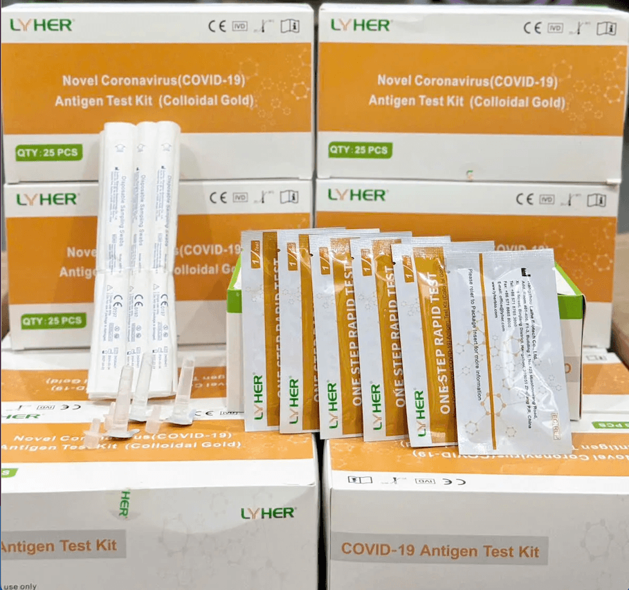 KIT TEST COVID19 LYHER - Test Nhanh COVID-19 Chính Xác Tại Nhà