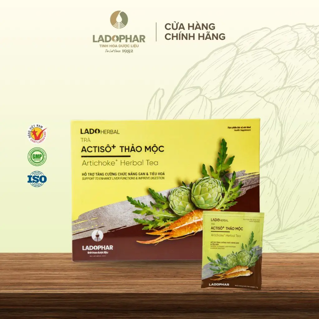 LADOHERBAL TRÀ ACTISÔ+ THẢO MỘC