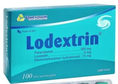 Thuốc Lodextrin Agimexpharm điều trị các triệu chứng cảm cúm, sốt, ho, nhức đầu (10 vỉ x 10 viên)