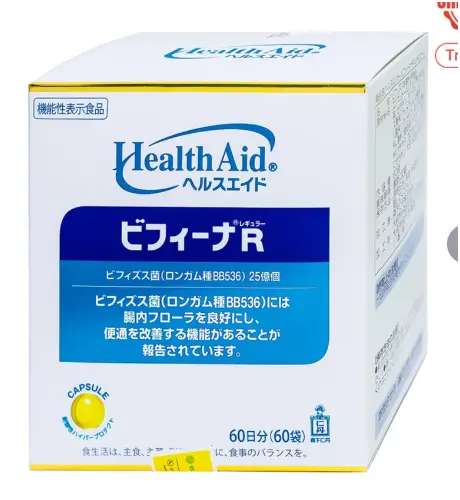 Men vi sinh Bifina R Health Aid bổ sung lợi khuẩn cho tiêu hóa, giảm rối loạn tiêu hóa, đại tràng (60 gói)