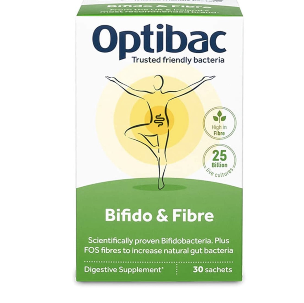 Men vi sinh Optibac Probiotics ngừa táo bón hộp màu xanh lá