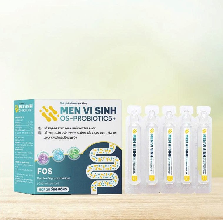 Men vi sinh OS-PROBIOTIC5+ hỗ trợ bổ sung lợi khuẩn