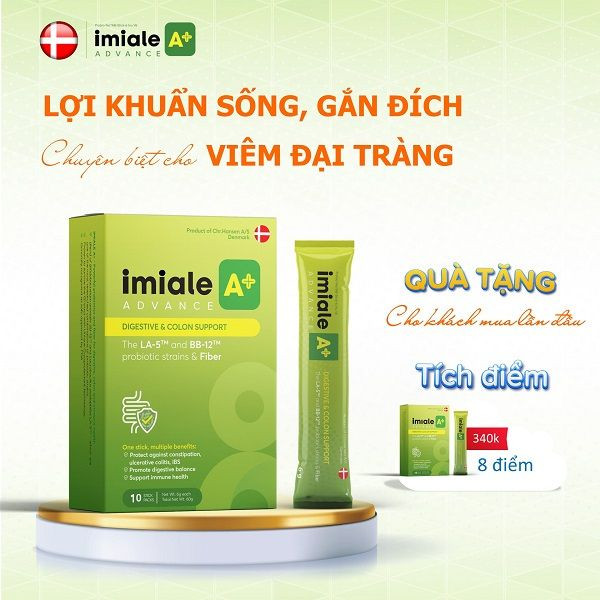 miale A+ chuyên biệt cho Viêm đại tràng