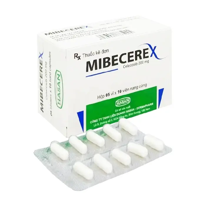 Mibecerex 200mg Hasan 5 vỉ x 10 viên.
