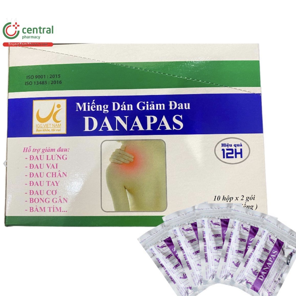 Miếng dán giảm đau Danapas