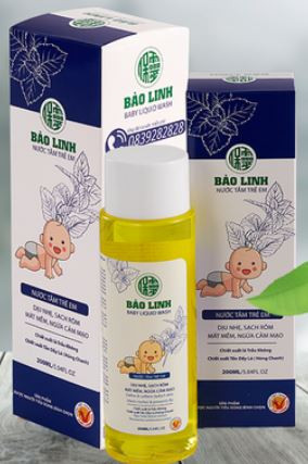 Nước Tắm Tinh Dầu Dành Cho Trẻ Em Bảo Linh 70ml