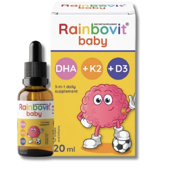 Rainbovit Baby DHA+K2+D3 tốt cho não bộ ở trẻ