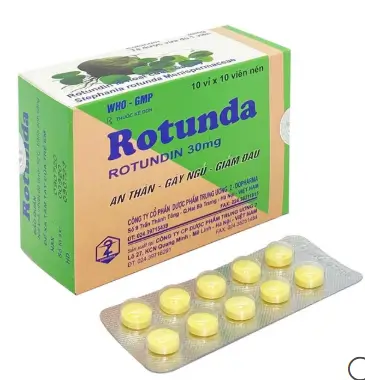 Rotunda 30mg Dopharma 10 vỉ x 10 viên – Thuốc an thần