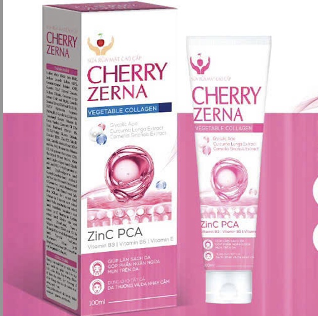 Sản phẩm rửa mặt Cherry Zerna Vegetable Collagen