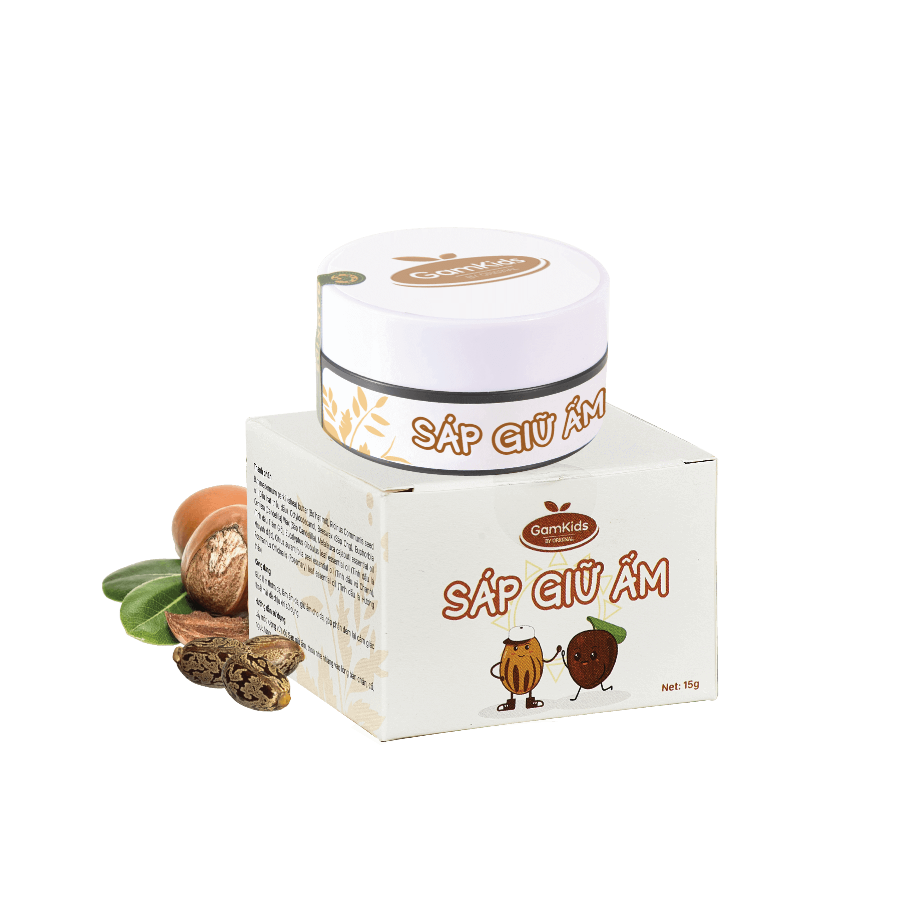 Sáp Giữ Ấm cho trẻ Khuynh Diệp, Tràm Gió
