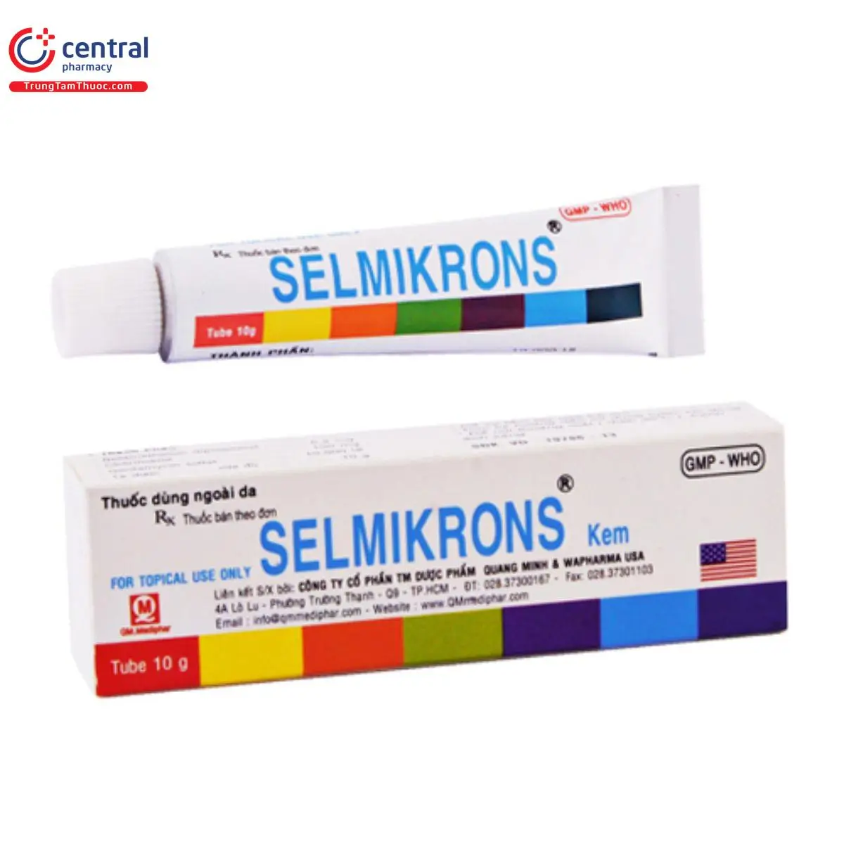 SELMIKRONS 10g điều trị nấm da.
