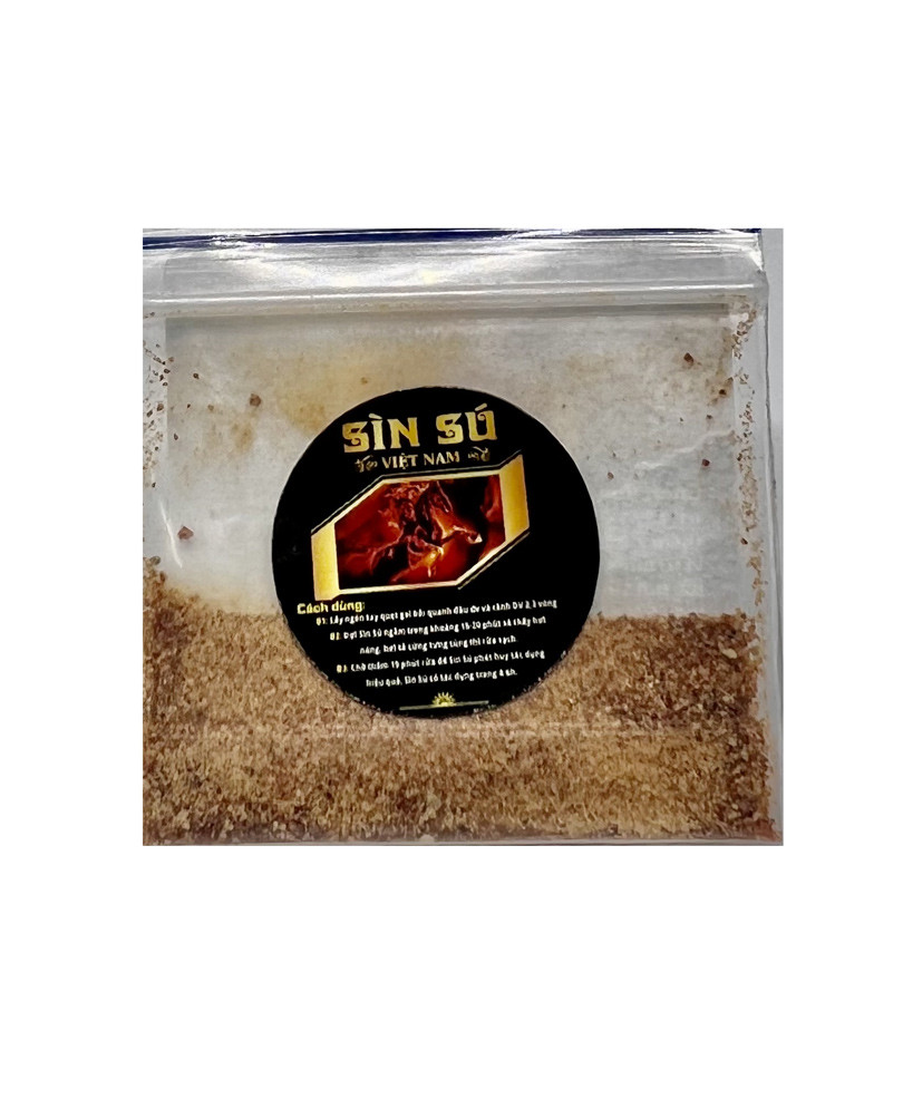 Sìn Sú Bột Vàng – Gói 0.5gr (Tặng 1 viên ngựa thái)