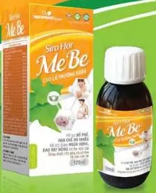 Siro hỗ trợ bổ phế Hor MeBe Cao Lá Thường Xuân hộp 1 chai 125ml