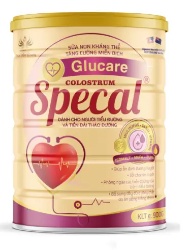 SPECAL GLUCARE - Sữa non kháng thể dành cho người tiểu đường và tiền đái tháo đường