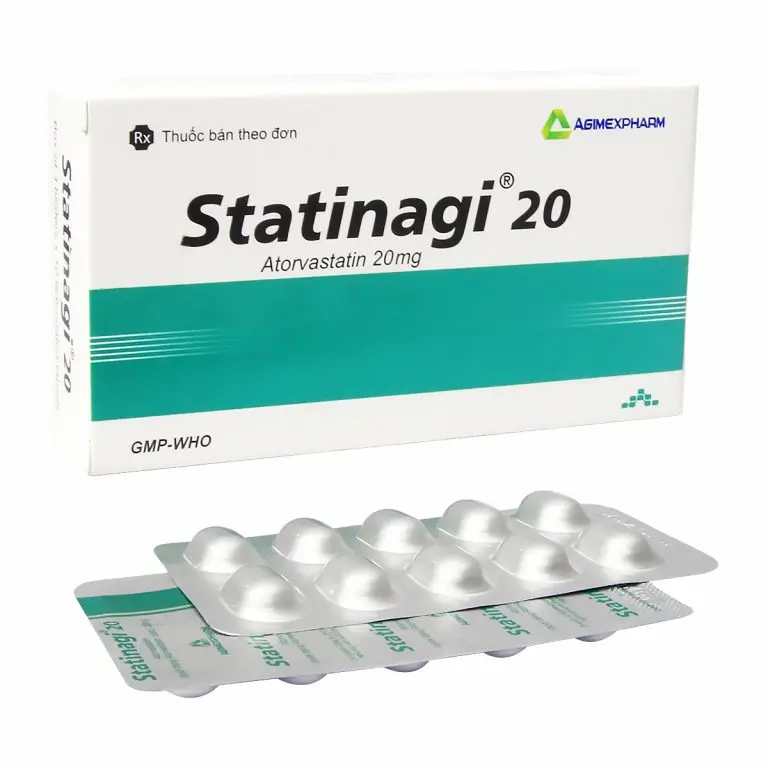STATINAGI® 20 giảm cholesterol máu