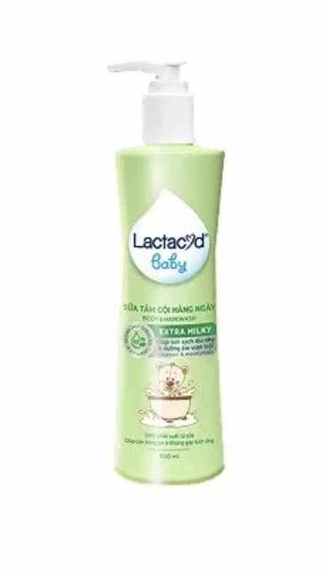 Sữa Tắm Gội Lactacyd Baby Extra Milky Sanofi (C/500ml)
