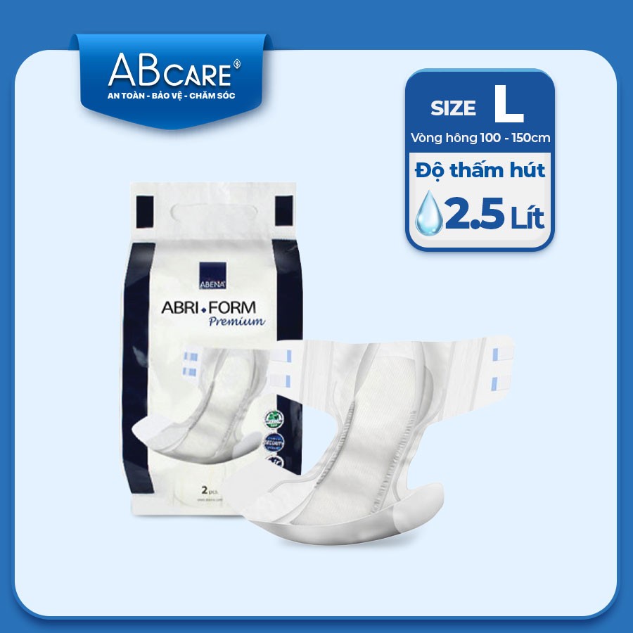 Tã dán người lớn Abri Form Premium L1 (2500ml), (2 miếng)