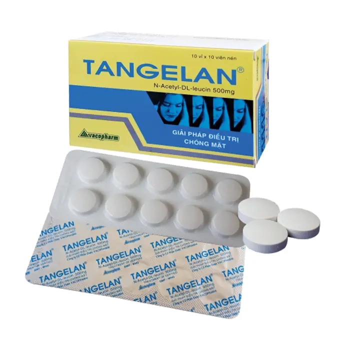 Tangelan 500mg Vacopharm 10 vỉ x 10 viên – Điều trị chóng mặt