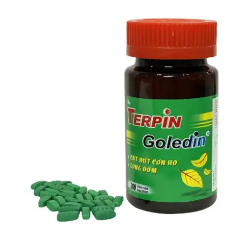 Terpin Goledin điều trị ho, ho khan, ho có đờm nhẹ